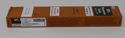 1000390 0409 1754 15 50 Magnesium Sulfate 10ml Syr Box